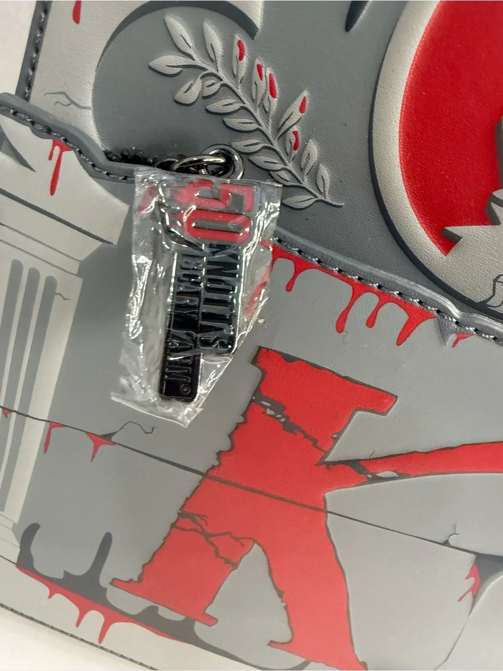 Loungefly Gray & Red 'K' Horror Mini Backpack